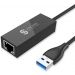 محول USB-A إلى ايثرنت سينك واير - اسود