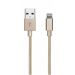 SBS Lightning Cable, 1 Meter, Gold - TECABLEUSBIP5BG