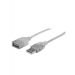 Manhattan USB Extension Cable, 1.8 Meters, Silver - 336314