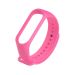 Silicone Replacement Strap for Xiaomi Mi Band 3 Smart Watch - Pink