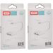 XO NB172A 2in1 Audio Adapter Lightning Cable To Lightning With 5V/2A Max Output 150MM Set Of 2 Pieces - White