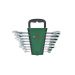 Bosch Ratchet Combination Wrench Set, 8 Piece - Black and Green