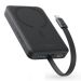 Baseus Magnetic Mini Wireless Power Bank with Built-in Type-C Cable, 1 Port, 10000 mAh, 30W, Black - P1002210B113-00 