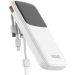 VIDVIE Power bank 4 in 1-10,000 mAh 10W - 4 Built in cables (USB, Lighting, Type C, Micro) Digital Screen, For iPhone & Android Phones Grey