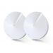 TP-Link Deco M5 Wired and Wireless Whole Home Mesh WiFi System, 2 Packs, 2 Ports, White - AC1300
