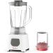 Moulinex Blender with Grinder, 1.5 Liters, 450 Watts, White - LM2B2126 