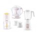 Mienta Bundle of Quick Mix Blender with 2 Mills, 1.75 Liters, 450 Watt and Mini Chopper, 0.5 Liter, 450 Watt and Citrus Juicer, 1 Liter, 40 Watt - BCC4000A