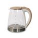 Electric Glass Kettle, 1.8 Liters, Brown - O18Br