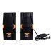مكبر صوت كراش USB، 2 قطعة، اسود - x4