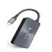 Adam Elements 5 In 1 USB-C Hub Reader Adapter, 80 Watt, Grey - PDC501