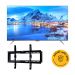 تلفزيون سمارت شارب FL6 سيريس 50 بوصة LED، دقة 4K UHD، بريسيفر داخلي - 4T-C50FL6EX، مع حامل حائط  للتلفزيونات من اي تي اي مقاس (26:55) بوصة، اسود- TX40 (شامل خدمة التركيب)