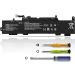 Battery Replacement for HP Laptops, 4330mAh - Black
