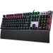 Aula LED Wired Mechanical Gaming Keyboard, Black - F2058