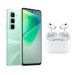 Infinix Hot 50, 256GB, 8GB RAM, 4G LTE, Dual SIM - Sage Green with Ridingtone AirPods Pro 2nd Gen Earbuds, Noise Cancellation - White