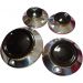 Set of Gas Stove Burners for Kiriazi and Technogas Stoves, 4 Burners - Multi Color