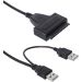 Zonic Z1007 Converter Usb To Sata 2.5 inch and 3.5inch (7+15pin) 22Pin SATA Hard Disk for SSD & HDD Plug and Play Upto 480Mbps Fast Data Transfer Speed support 2tb - Black
