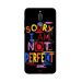 جراب ظهر زوت بطبعة عبارة Sorry I Am Not Perfect لهواوي ميت 10 لايت