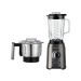 Arshia Blender With Grinder, 1.5 Liter, Black and Silver - BL014-2716