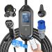 AFYEEV Schuko Type 2 Electric Car Charging Cable, 32A, 7.2kW - Black