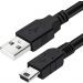 كابل شحن USB كيبوندز، 6 قدم لذراع تحكم بلايستيشن 3 - اسود