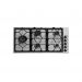 Kitchen Line Gas Built-In Hob, 90Cm, 5 Burners, Stainless Steel - RT231
