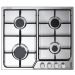 Elba Gas Hob, 60cm, 4 Burners, Stainless Steel - ENF60-444XD