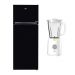 Beko No Frost Top Freezer Refrigerator, 408 Liters, Inverter, Black- RDNE448M20B, with Blender, 1.5 Liters, 600 Watt - TBN 62608 W