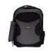 Gharibo Bags School Backpack With Pencil Case for Kids, Solid Pattern - Grey and Black