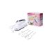 Scarlett Hand Mixer with Attachments, 180W, White and Grey - HE-133