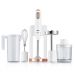 Tank Hand Blender with Attachments, 500ml, 600 Watt, White - CM-6003-1