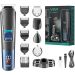 VGR 10 In 1 Rechargeable Hair Trimmer, Dry, Blue- V-108
