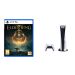 Sony PlayStation 5, 1 Wireless Controller, White - CFI-1016A01 MEE, with Elden Ring for PlayStation 5