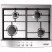 Ocean Gas Hob, 60cm, 4 Burners, Stainless Steel - PWN64IPROCE
