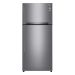 LG Top Freezer Refrigerator with Inverter Motor, No Frost, 506 Liters, Silver - GN-H722HLHL