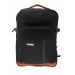 Gharibo Bags School Backpack for Kids, Semi Solid Pattern - Orange and Black