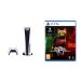 Sony PlayStation 5, 1 Wireless Controller, White - CFI-1016A01 MEE, with Stray for PlayStation 5