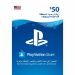 PlayStation PSN Card, 50 USD - USA Store (Physical Card)