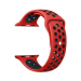 Silicone Sport Replacement Strap for Apple Smart Watch, 42mm - Black and Red