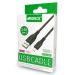 Modem Cat USB-A to USB-C Charging Cable, 2.4A, Black - MCB-005