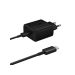 Samsung Wall Charger with USB Type C Cable, 45W, Black - EP-TA845XBEGCN