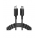 كابل شحن USB-C انكر باور لاين III،  طول 3 قدم - اسود