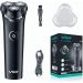 VGR Rechargeable Shaver, Wet and Dry, Black - V-319