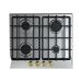 Fresh Gas Built-in Hob, 4 Burners, 60 CM, Stainless Steel - HAFR60CMSC1/BR