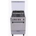 Fresh Freestanding Plaza Gas Cooker, 4 Burners, Stainless Steel - 3440