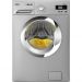 Zanussi Front Loading Automatic Washing Machine, 8 KG, Silver - ZWF81240SX