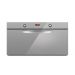 Ecomatic MIRROR Turbofan Built-In Gas Oven with Grill, 105 Liters, Gray- G9104MTD 
