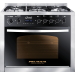  Premium  Grand Chef Gas Cooker, 5 Burners, Stainless Steel/Black- PRM6090SS-1GC-511-IDSP-GO