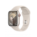Apple Watch Series 9 Smart Watch, 45mm, Starlight Aluminum Case With Starlight Sport Band - with Official Warranty