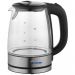 Home Glass Kettle, 1.7 Liter, Silver - K 921