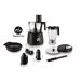 Philips Avance Collection Compact 3 In 1 Food Processor, 1300 Watt, Black - HR7776/90